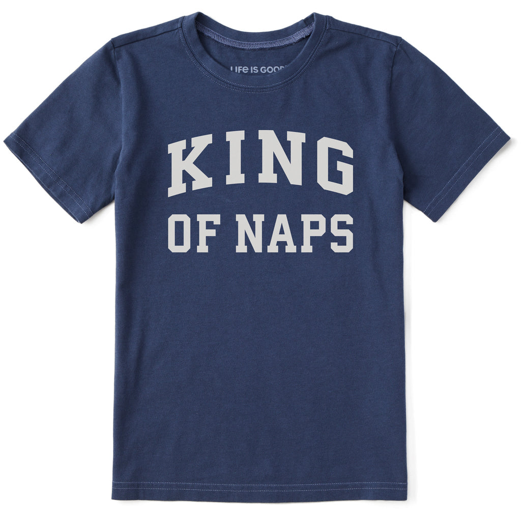 Kids King of Naps Arch Short Sleeve Crusher Tee product image 1