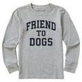 Kids Friend to Dogs Arch Long Sleeve Crusher Tee product image 1