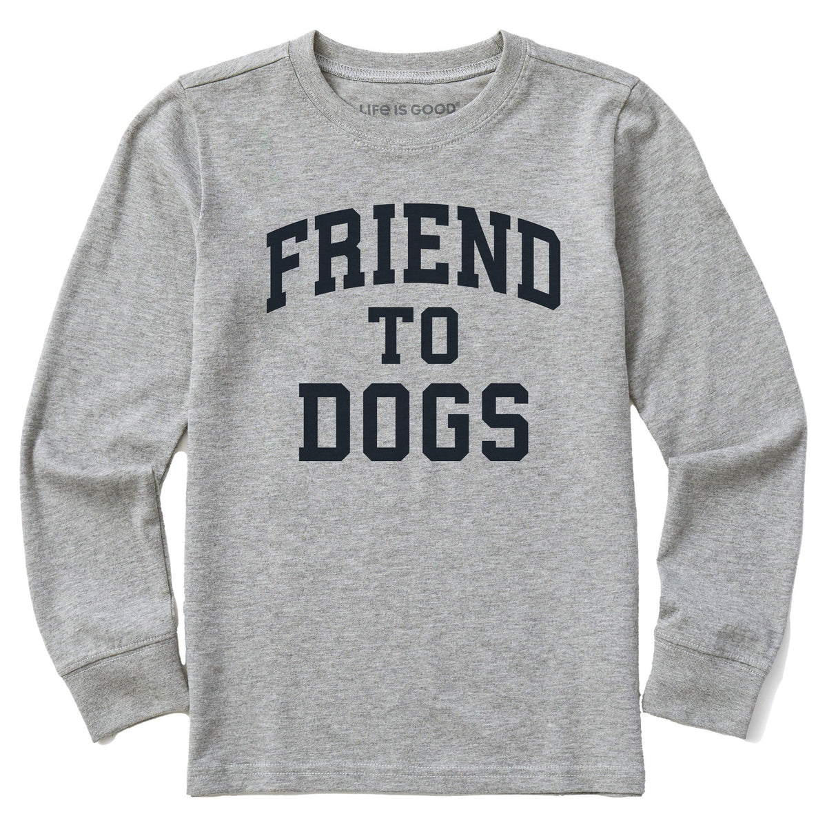 Kids Friend to Dogs Arch Long Sleeve Crusher Tee product image 1