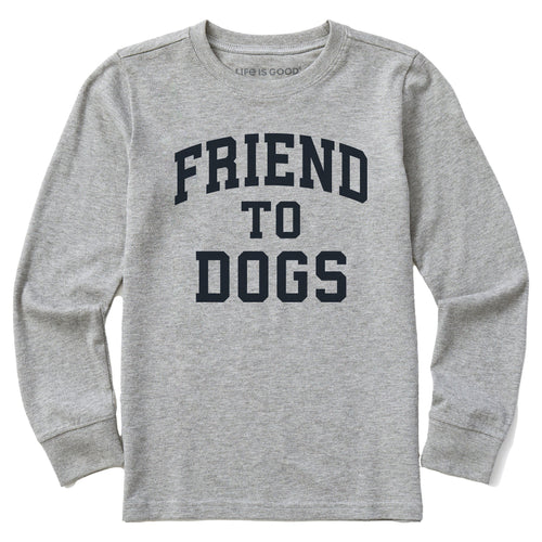 Kids Friend to Dogs Arch Long Sleeve Crusher Tee product image 1