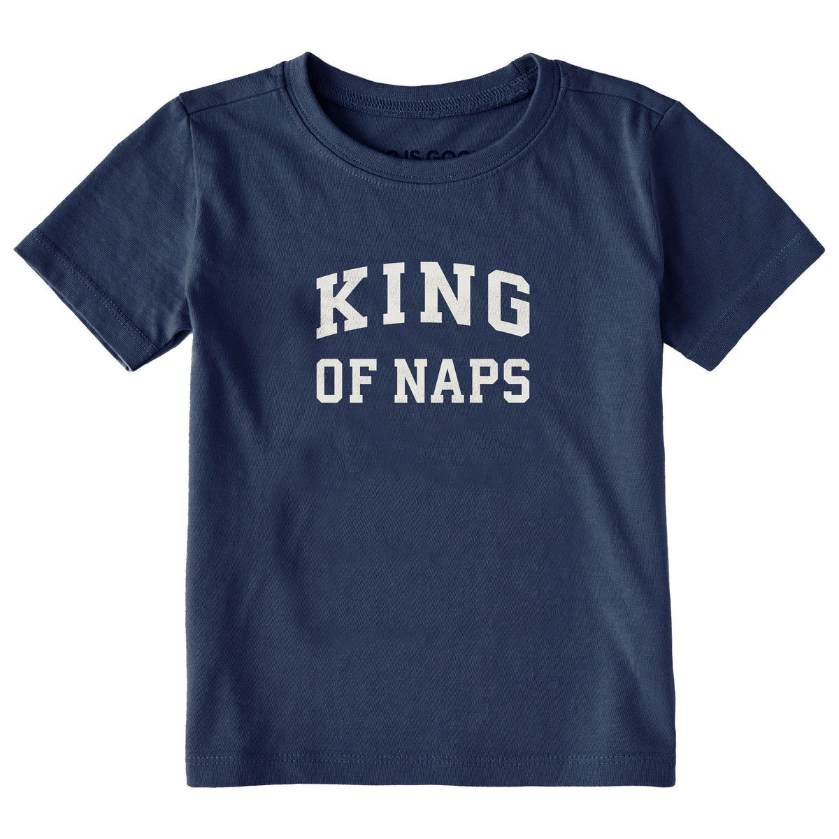 Toddler King of Naps Arch Short Sleeve Crusher Tee product image 1