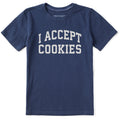 Kids I Accept Cookies Arch Short Sleeve Crusher Tee product image 1