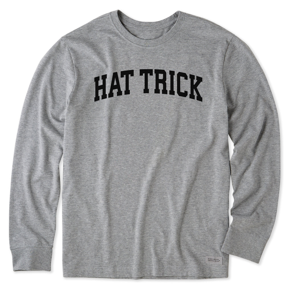 Men's Hat Trick Arch Long Sleeve Crusher Tee