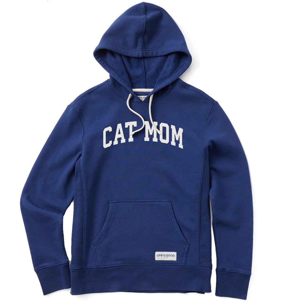 Women's Cat Mom Arch Simply True Fleece Hoodie product image 1