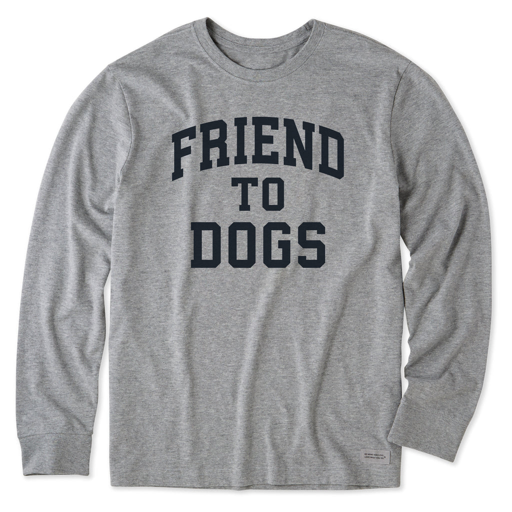 Men's Friend to Dogs Arch Long Sleeve Crusher Tee product image 1
