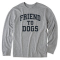Men's Friend to Dogs Arch Long Sleeve Crusher Tee product image 1