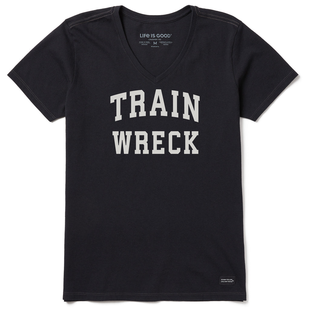 Women's Train Wreck Arch Short Sleeve Crusher Vee product image 1