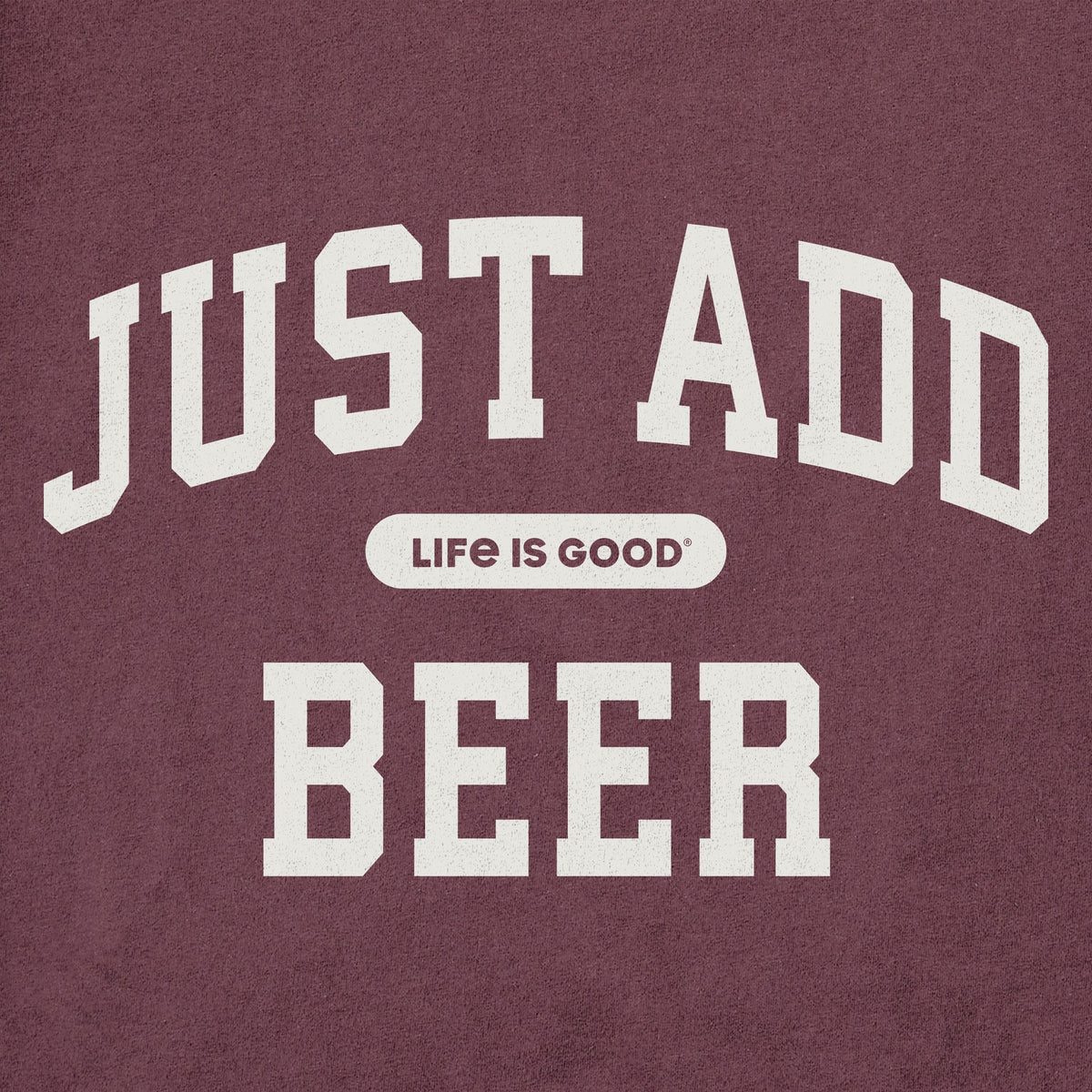 Men's Just Add Beer Arch Long Sleeve Crusher Tee product image 2