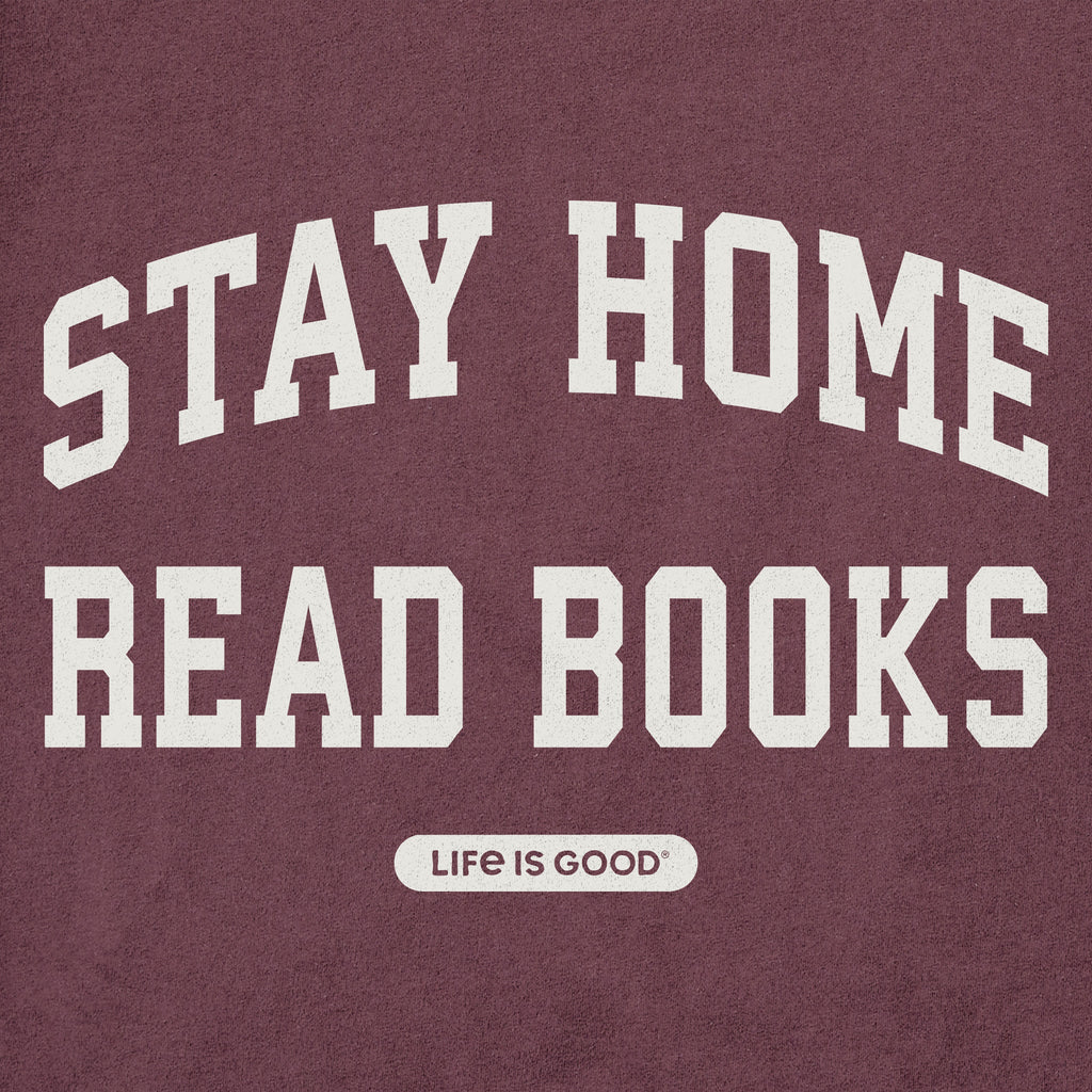 Men's Stay Home Read Books Arch Long Sleeve Crusher Tee product image 2