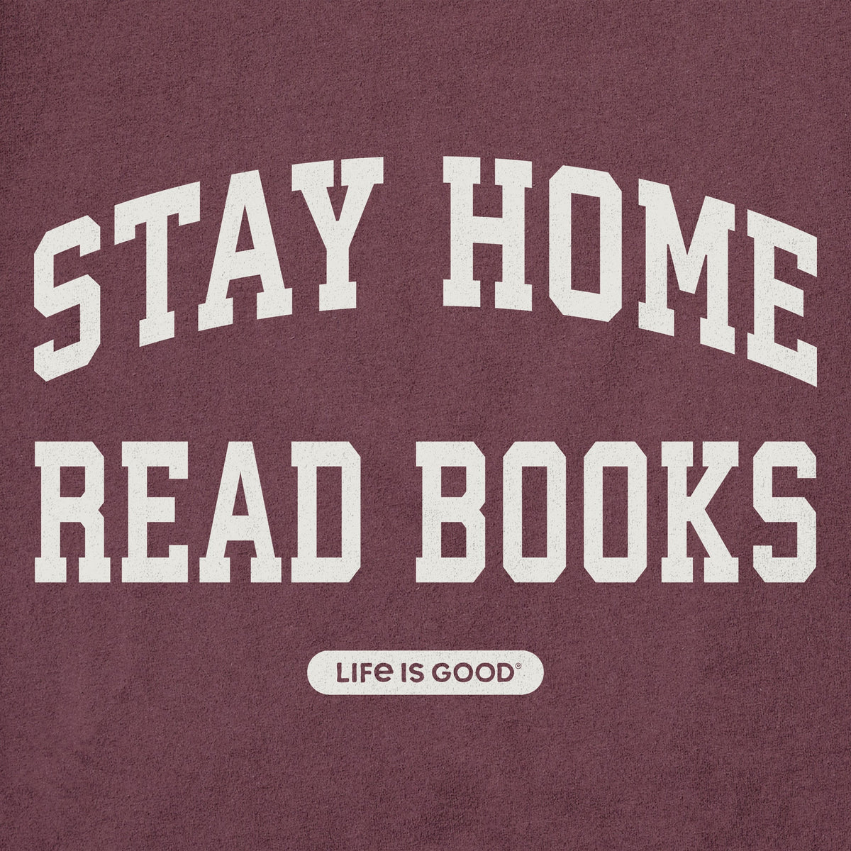 Men's Stay Home Read Books Arch Long Sleeve Crusher Tee product image 2