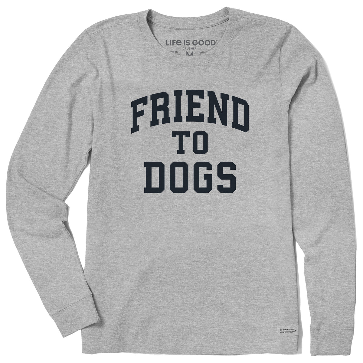 Women's Friend to Dogs Arch Long Sleeve Crusher Tee product image 1