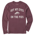 Men's Got My Eyes on the Pies Arch Long Sleeve Crusher Tee product image 1