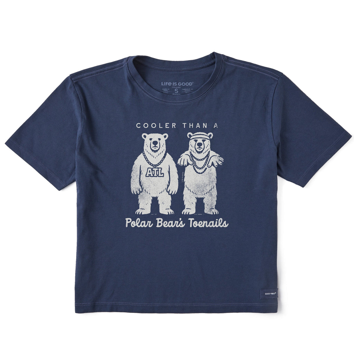 Women's Polar Bear's Toenails Short Sleeve Crusher Boxy Tee product image 1