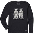 Women's Polar Bear's Toenails Long Sleeve Crusher Tee product image 1