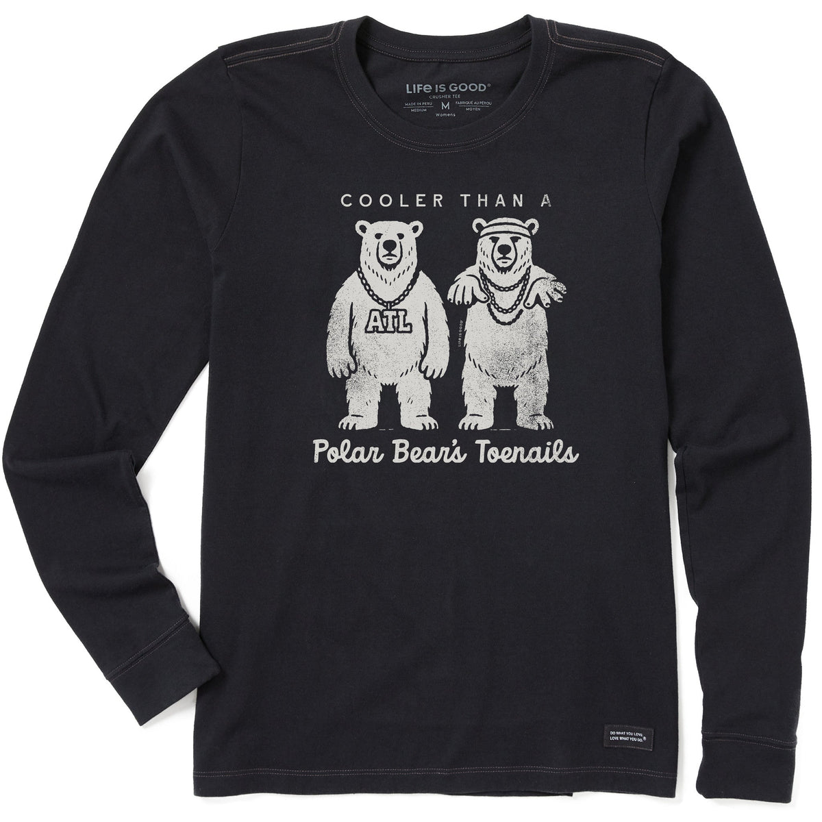 Women's Polar Bear's Toenails Long Sleeve Crusher Tee product image 1