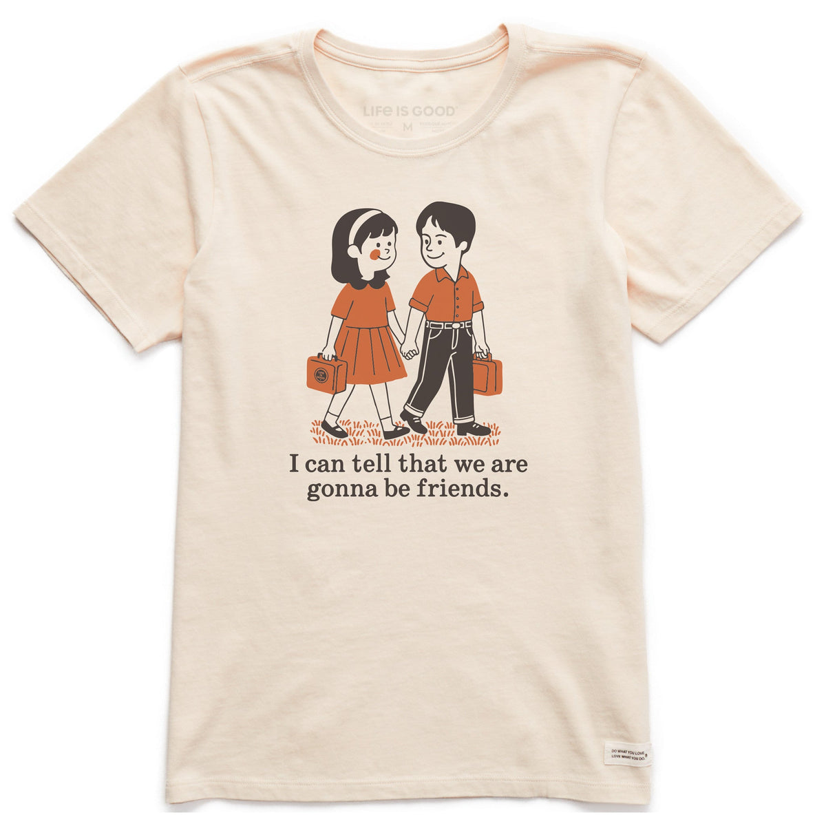 Women's Gonna Be Friends Short Sleeve Crusher Tee product image 1