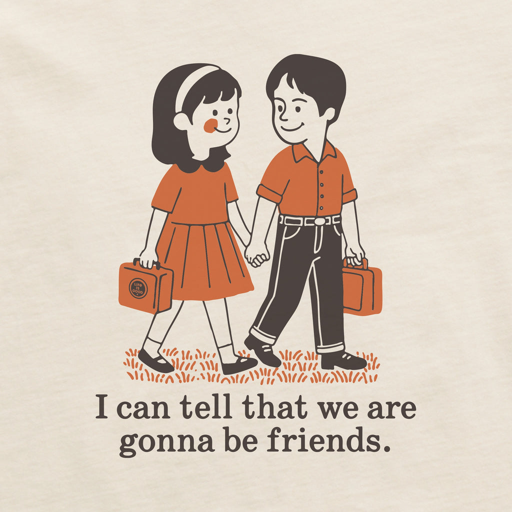 Women's Gonna Be Friends Short Sleeve Crusher Tee product image 2