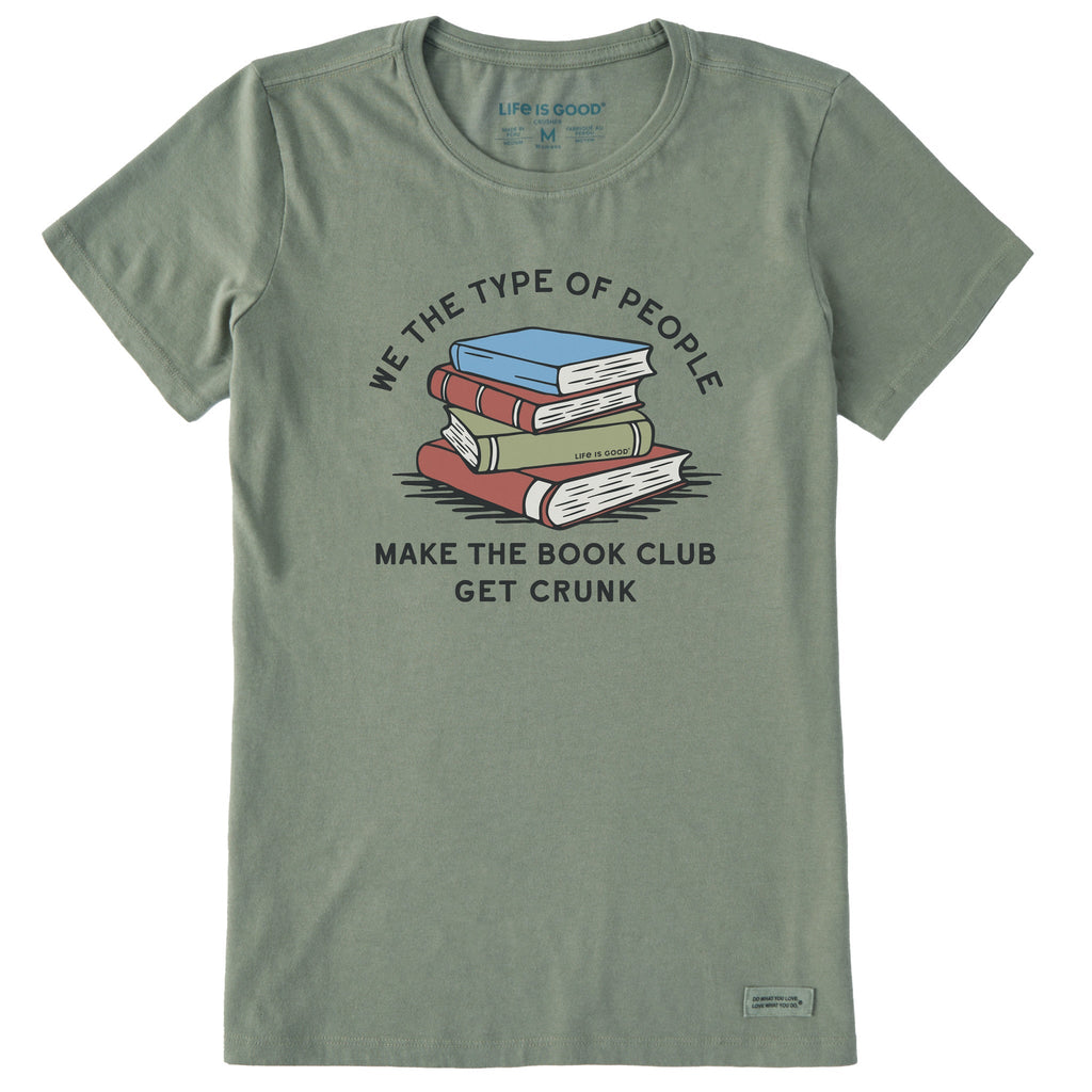 Women's Book Club Get Crunk Short Sleeve Crusher Tee product image 1