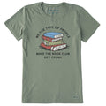 Women's Book Club Get Crunk Short Sleeve Crusher Tee product image 1
