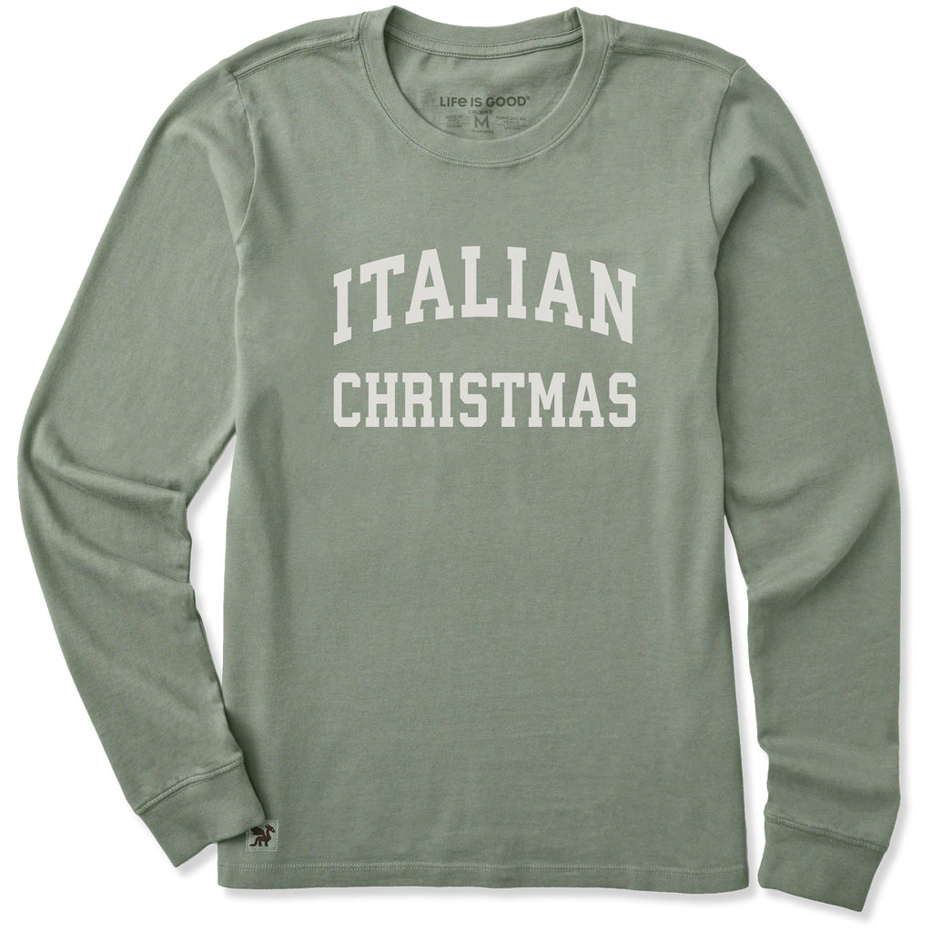 Women's Italian Christmas Arch Long Sleeve Crusher Tee product image 3