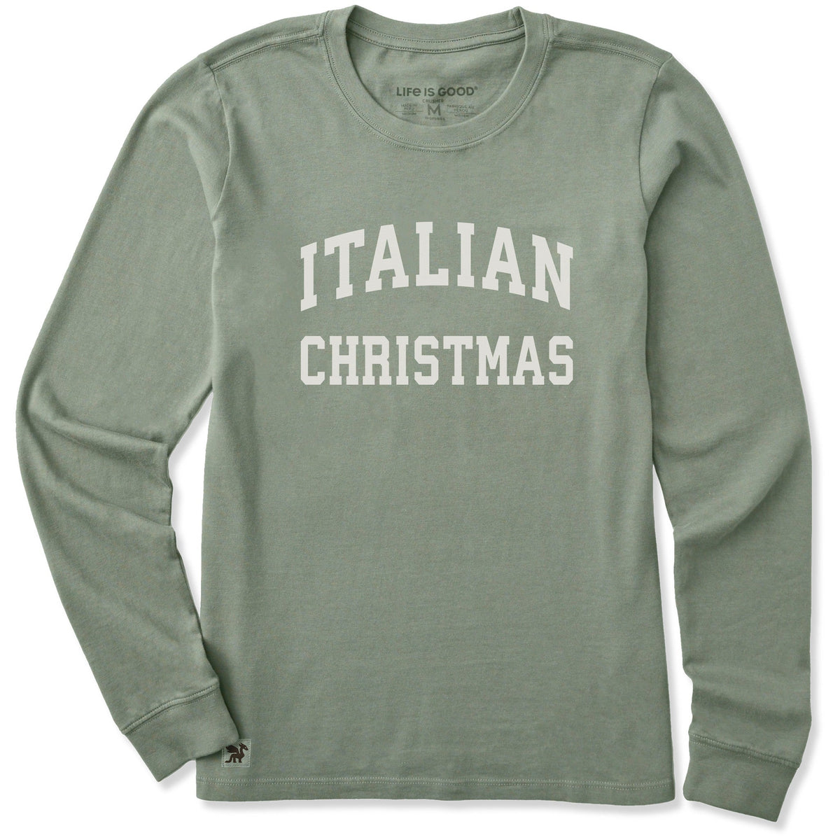 Women's Italian Christmas Arch Long Sleeve Crusher Tee product image 3