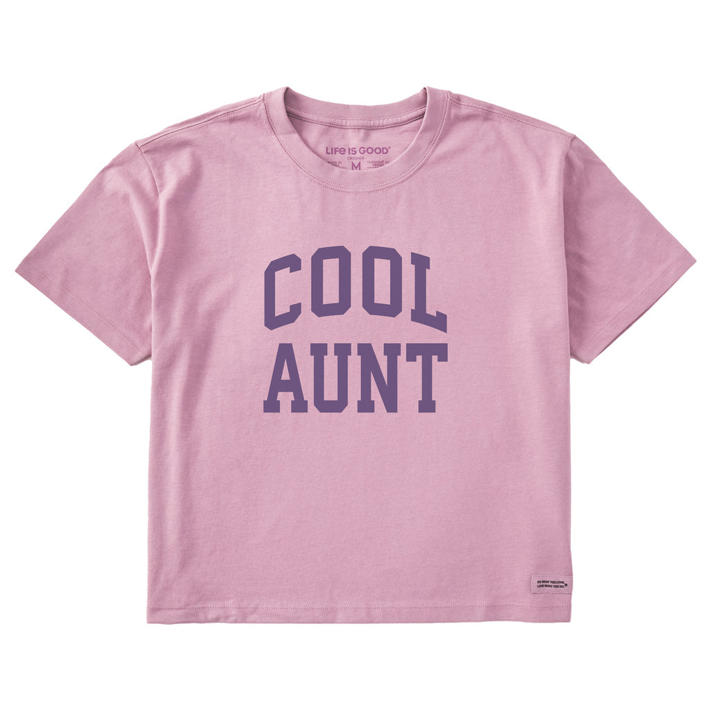 Women's Cool Aunt Arch Short Sleeve Crusher Boxy Tee product image 3