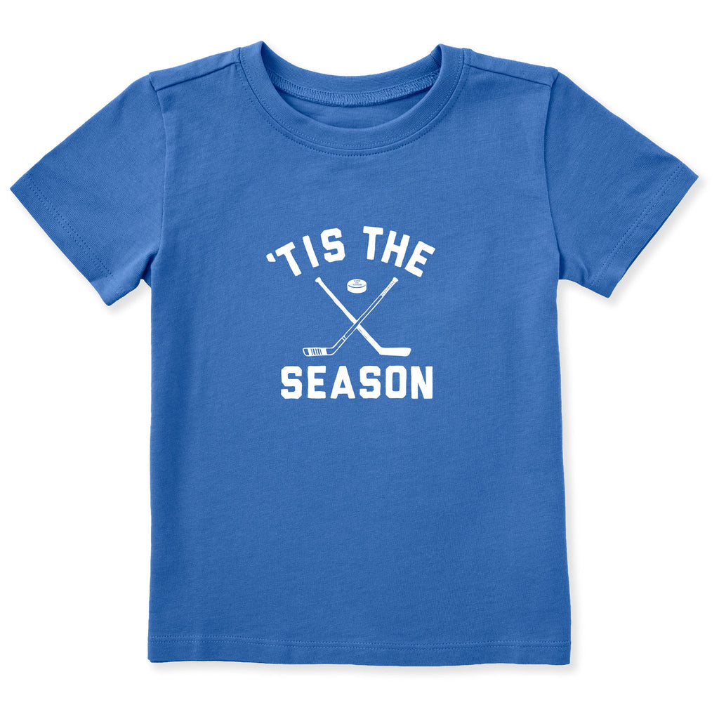Toddler Tis the Season Hockey Short Sleeve Crusher Tee product image 7