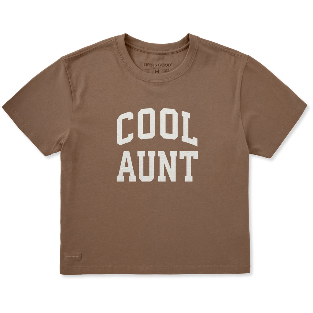 Women's Cool Aunt Arch Short Sleeve Crusher Boxy Tee product image 5