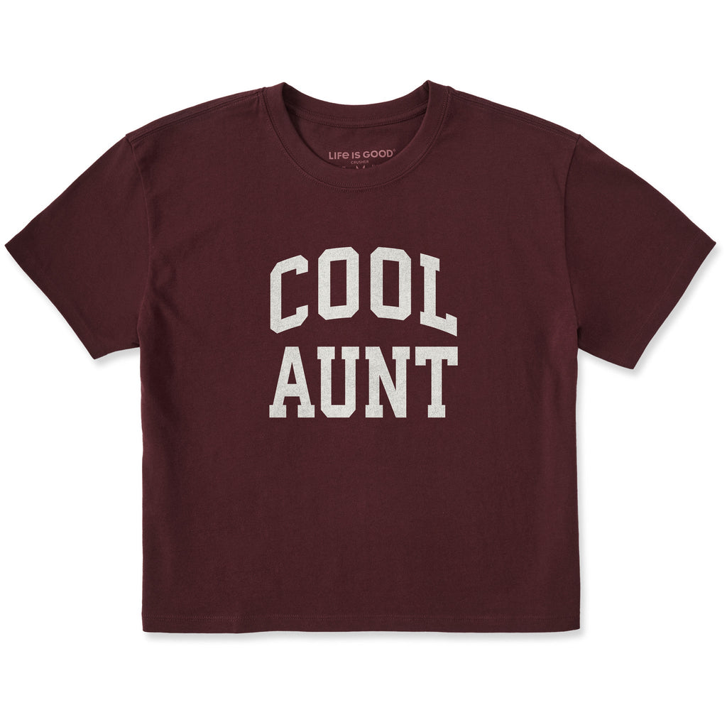 Women's Cool Aunt Arch Short Sleeve Crusher Boxy Tee product image 11