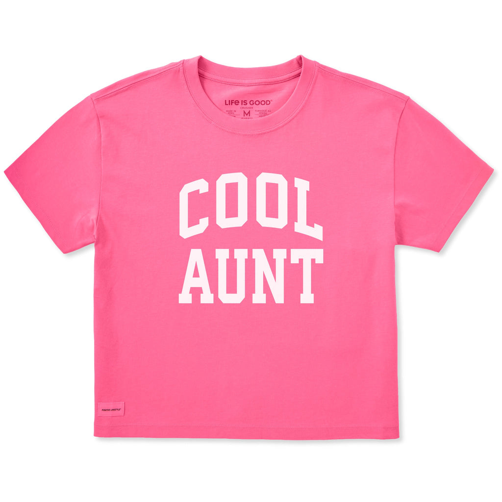 Women's Cool Aunt Arch Short Sleeve Crusher Boxy Tee product image 13