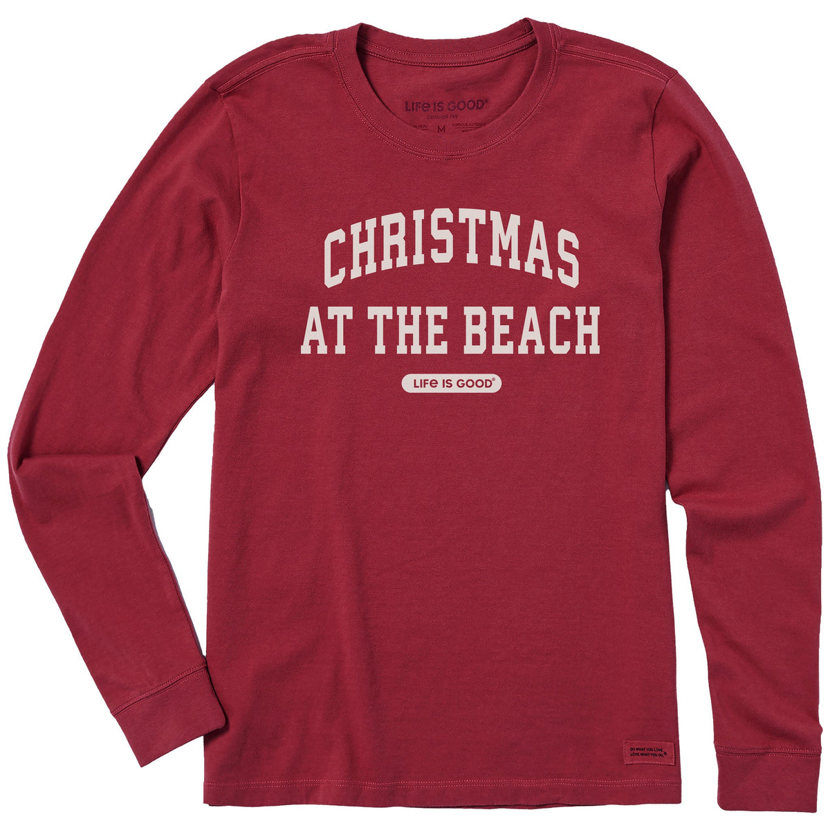 Women's Christmas at the Beach Arch Long Sleeve Crusher Tee product image 3