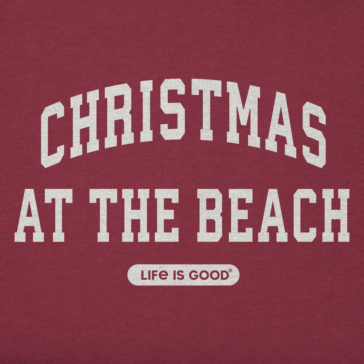 Women's Christmas at the Beach Arch Long Sleeve Crusher Tee product image 4