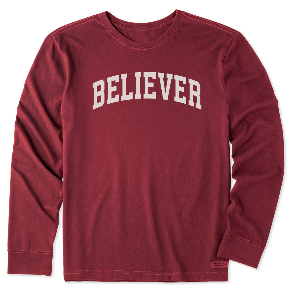 Men's Believer Arch Long Sleeve Crusher Tee product image 3