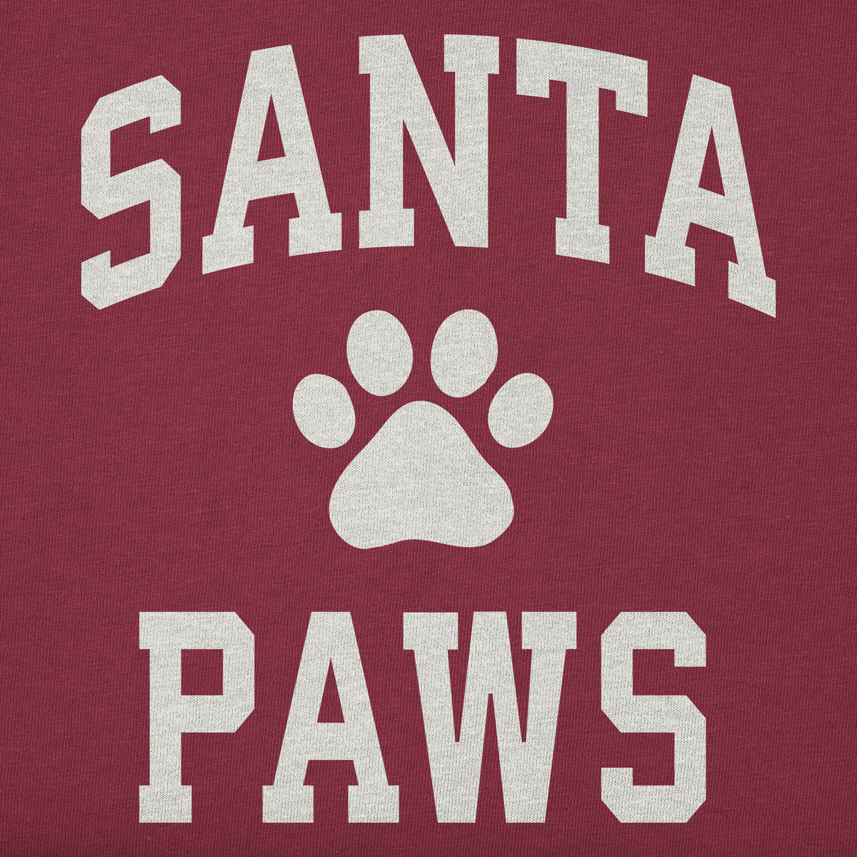 Men's Santa Paws Arch Long Sleeve Crusher Tee product image 4