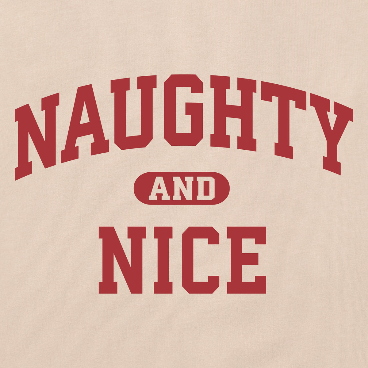 Women's Naughty and Nice Arch Short Sleeve Crusher Boxy Tee product image 4