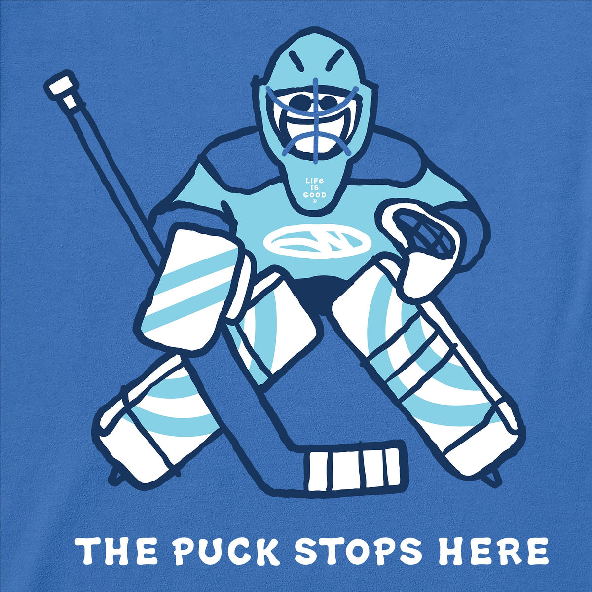 Kids The Puck Stops Here Long Sleeve Crusher Tee product image 4